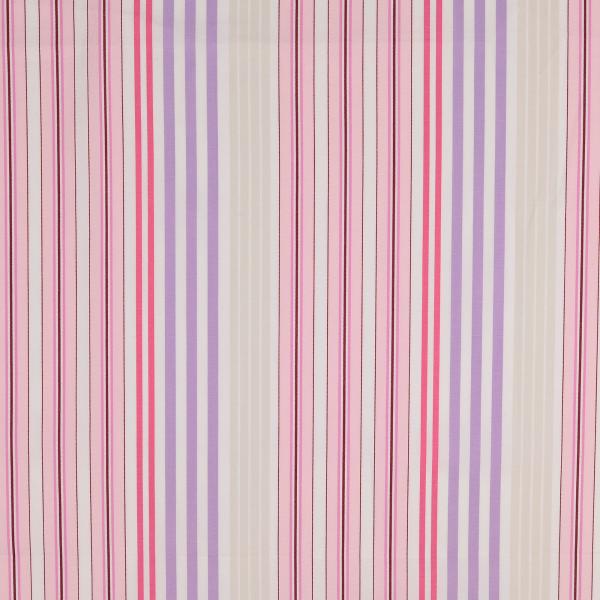 Baumwoll-Popeline - Streifen multicolor flieder